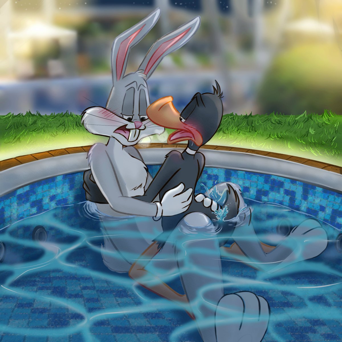 miridessi's tweet photo. Par de ansiosos, haciéndolo en un lugar público 🫣 

Es un spoiler del cap 2 pero disfruten ❤️‍🔥 Viva Lucas pasiva 🗣 

#baffy #bugsxlucas #bugsxdaffy #nsfw alert!! 
Abajo pongo la ver porn0.

Denle amor porque jamas había dibujado a personajes en el agua jsjsjsjs 🥹 https://t.co/lmU1E50sjZ