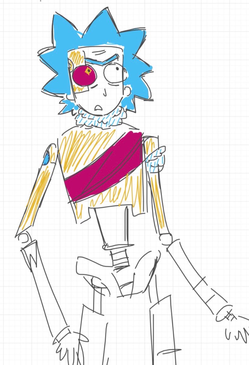 Indyeightythree's tweet photo. rickbot doodle https://t.co/pUkh69bzMJ
