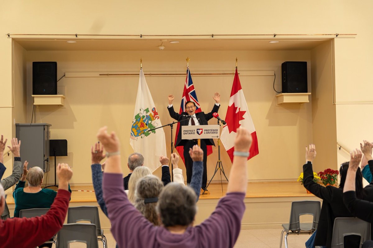 PBethlenfalvy's tweet photo. I was pleased to join Hon. Raymond Cho, to announce the opening of the new Seniors Active Living Centre in #Sandford. The new centre will provide local seniors with more opportunities to stay active and socially connected, close to home.

Township of Uxbridge https://t.co/9u6b5uckXz