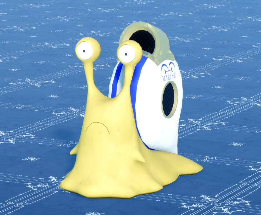 thesubtledev's tweet photo. Den Den Mushi

#RobloxDev #ROBLOX #RobloxStudio #Blender #SubstancePainter #ONEPIECE〜 https://t.co/l9mU4RrM0y