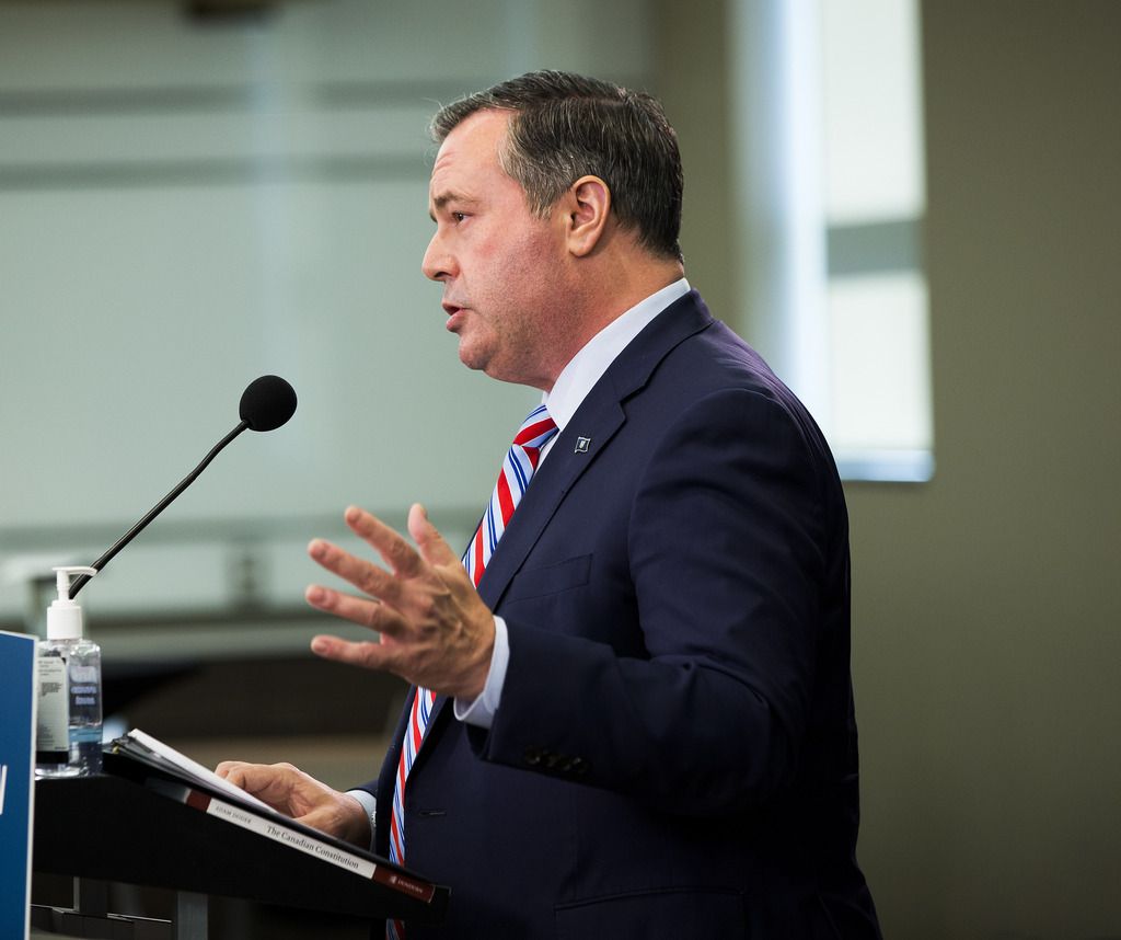 Edmontonsun's tweet photo. Jason Kenney clashes with separatist leader over First Nations, economy at referendum panel https://t.co/tg3AM1VLk6 https://t.co/VJB4Mfh949