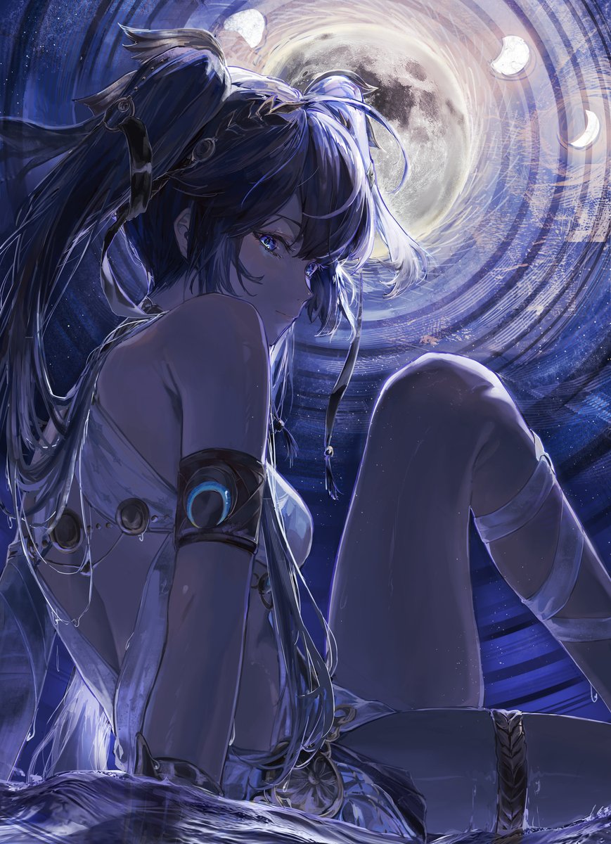 FUYU_530's tweet photo. 🌙
#WutheringWaves #Wuwafanart  #鳴潮 #ユーノ #Iuno https://t.co/Z9ZC1WBwXA