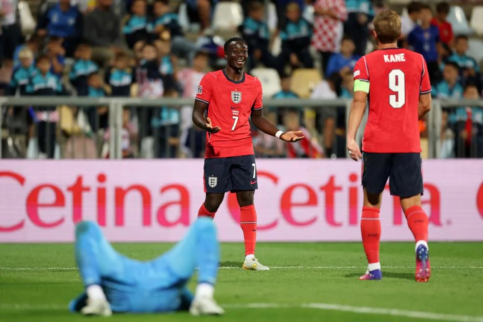 Mhxbeyond's tweet photo. ⚽ | Nations League stunner: Croatia picked apart England put SEVEN past them Rijeka, 7-0. Elsewhere Belarus thumped San Marino 4-0 and Iceland eased past Bulgaria 3-0, while Finland and Estonia ground out narrow 1-goal wins. One-sided night League C, anyone catching up? #MHXbeyond #NationsLeague
