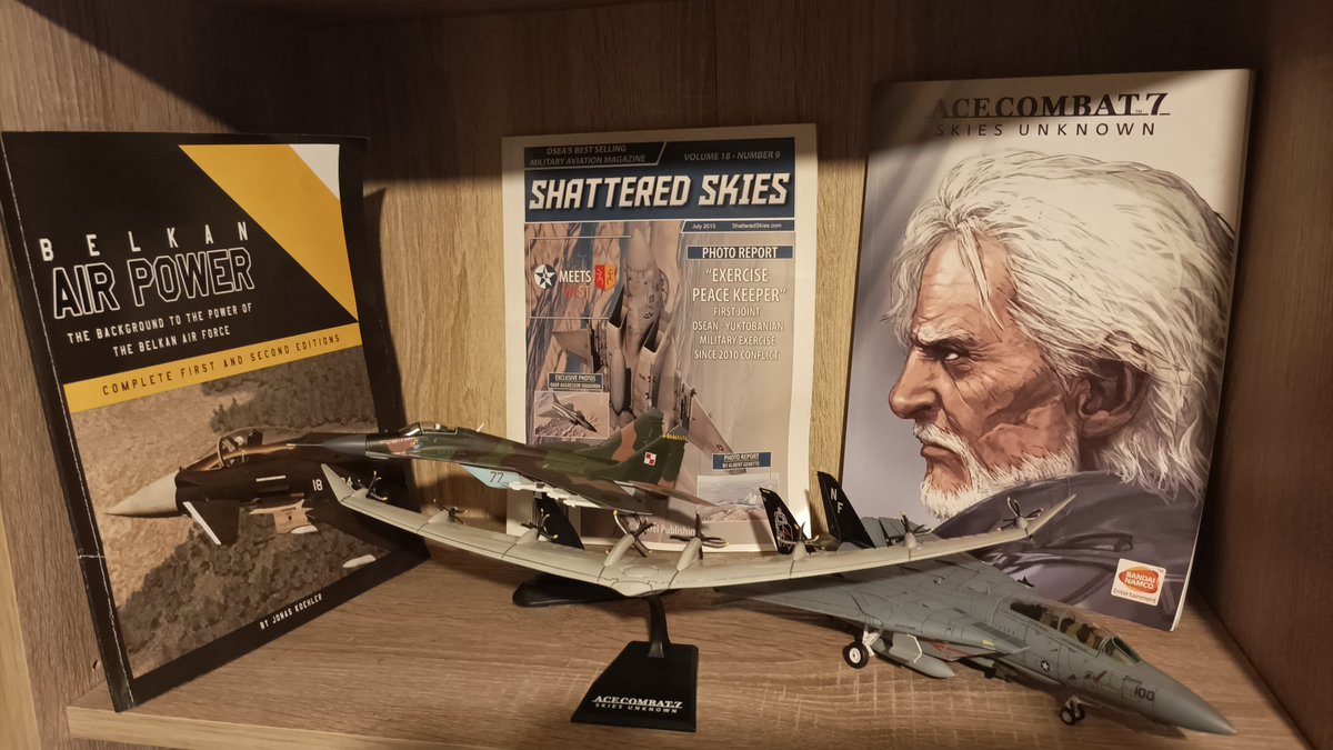 _BillyTheKid_'s tweet photo. I'm sure all of us Ace Combat fans have a little shrine of sorts

😄👍

#AceCombat 
#エースコンバット https://t.co/zmMyfiUYrx