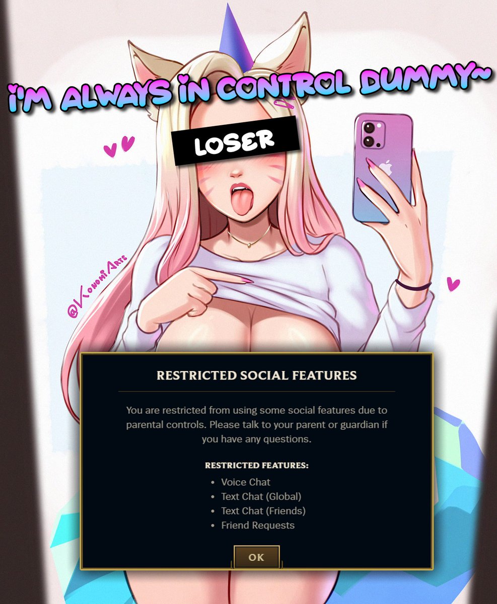 censorsownyou's tweet photo. let me control who you talk to :3 https://t.co/QR4nBqJFzY