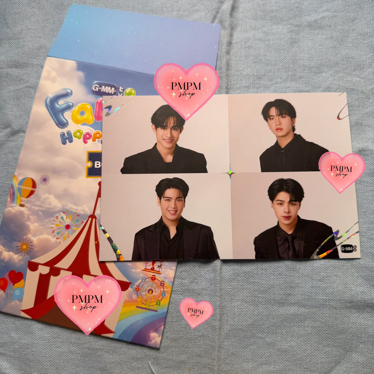 PmPmtingGmm's tweet photo. GMMTV  Fanival 2026 ‘Photo Cards’ 

ราคา 50 (ส่งฟรีไปรษณีย์ไทย) 

สนใจ DM 

#GMMTVFANIVAL2026HappyFamily 
#ตลาดนัดgmmtv https://t.co/4Pxns8i36f