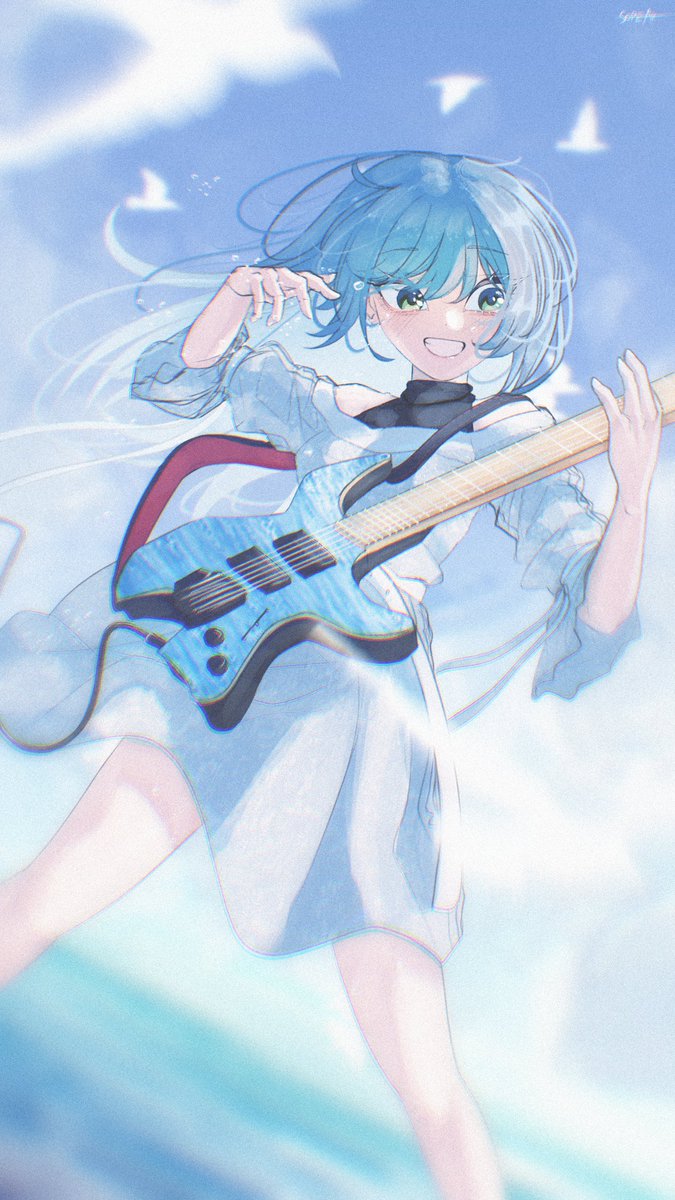 RRAIDEN2's tweet photo. [I'll try to draw every day like PewDiePie]  

Day53

The legendary guitarist of RAS 

#bandoriart https://t.co/ppbIFVjrf7