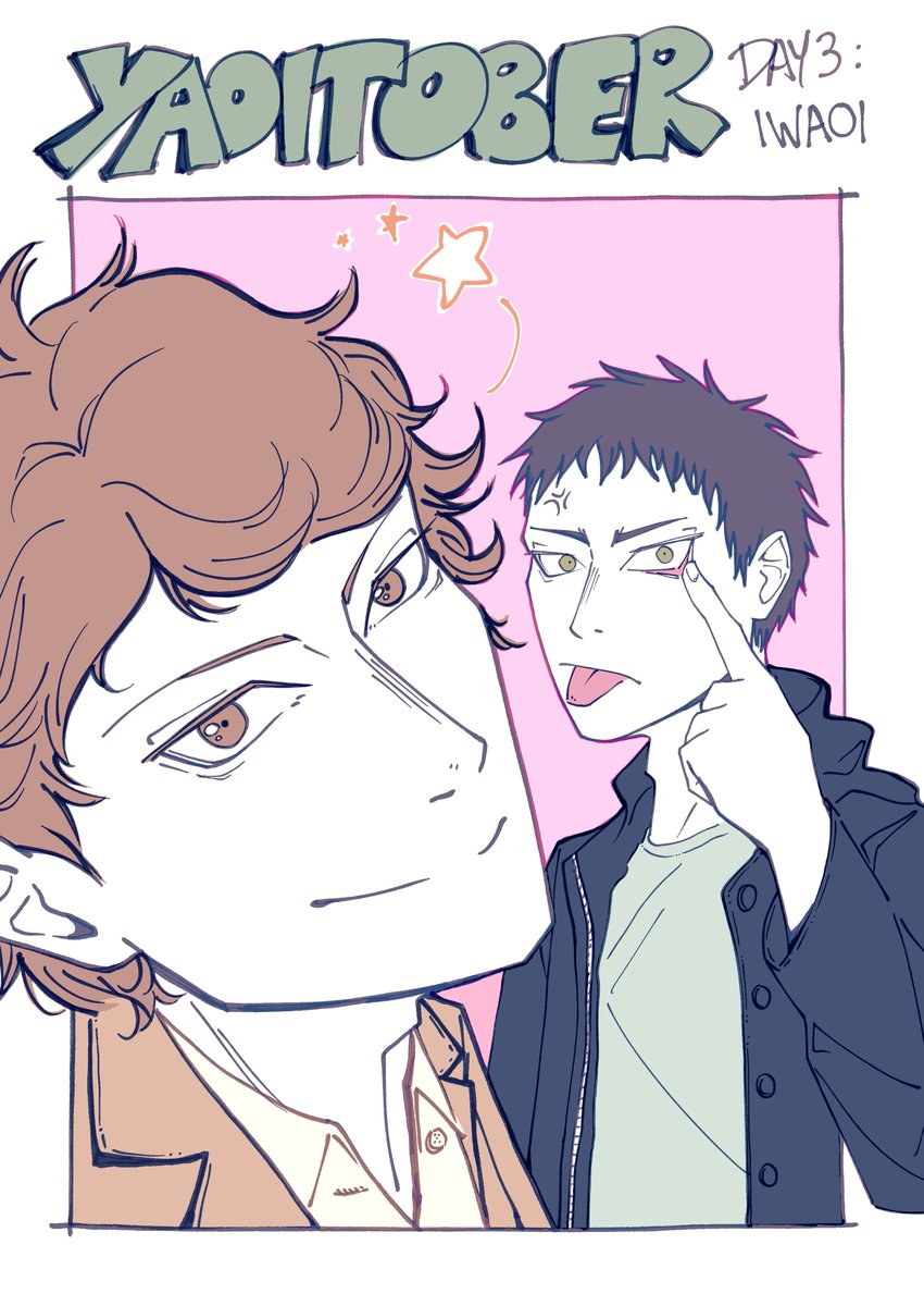 DevilGraves666's tweet photo. #yaoitober day 3: #iwaoi from #haikyuu
they take me back to my teen years fr fr https://t.co/cHZVUu5mmW