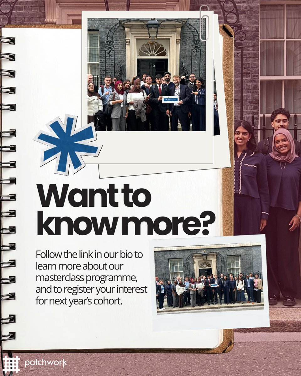 UKPatchwork's tweet photo. 🇬🇧 Masterclass at No10! Our Patchworkers met Ailsa Terry, the PM's Private Secretary for Foreign Affairs, and David Tinline, the PM's foreign affairs speechwriter. Thank you both!

Register for next year's cohort via our bio 👇

#PatchworkFoundation #Masterclass #GetInvolved https://t.co/W3rHoZmPzA