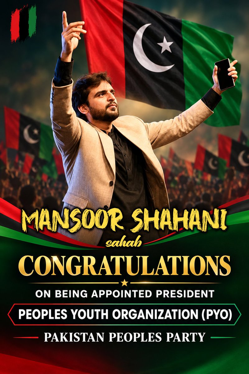 aghaGulshan1's tweet photo. congratulations for apointed President pyo sindh 
@psfmansoor https://t.co/LzmoqYqImW
