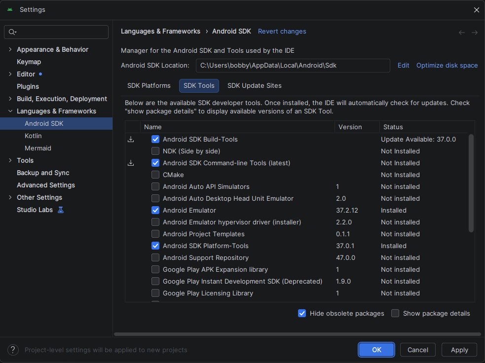 FlutterPath_'s tweet photo. Day 2 — Completing Flutter setup

Today I finished setting up the full Flutter environment.

Installed:
• Google Chrome
• Android Studio

Configured Android SDK:
• Latest Android platform
• Build-Tools
• Command-line Tools
• Platform-Tools
• Emulator

Note: Accepting licenses with `flutter doctor --android-licenses` is no longer required in the current SDK tools.

Final flutter doctor result — everything is ready:
✓ Flutter
✓ Android toolchain
✓ Chrome
✓ Connected devices

Environment is fully set up. Tomorrow I start learning Dart and building the first app.

#Flutter #100DaysOfCode #BuildInPublic