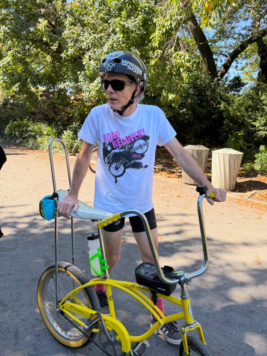 HaleyJefe's tweet photo. Woah. Just rode up big hills with Buckley Road Manager Gene Bowen. He’s in great shape!!! Checkout Road Recovery if you haven’t already. They are doing great work and are worth it if you are so inclined to donate ! @RoadRecovery https://t.co/6otxMqZ24N