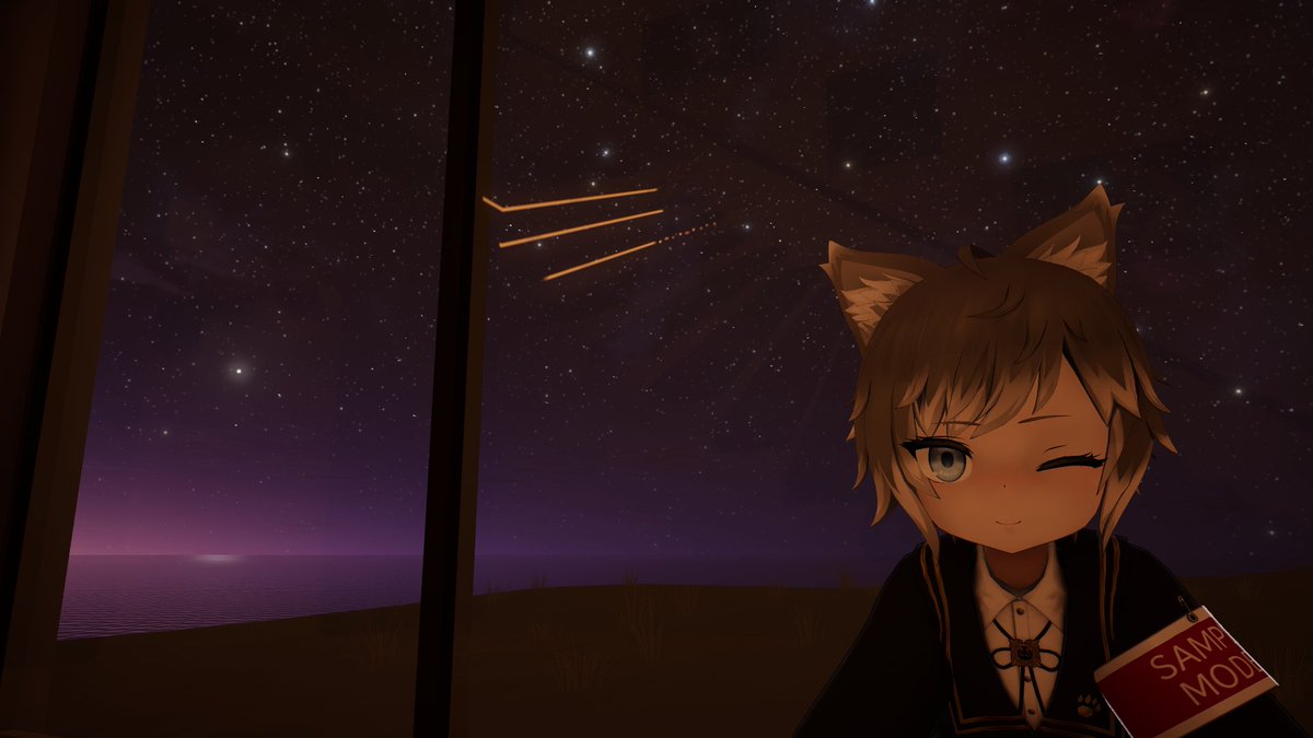 renyukkri's tweet photo. 寝ます！おやすみなさい～(｀･ω･´)ゞ
#VRChat https://t.co/BB3rtZeNMC