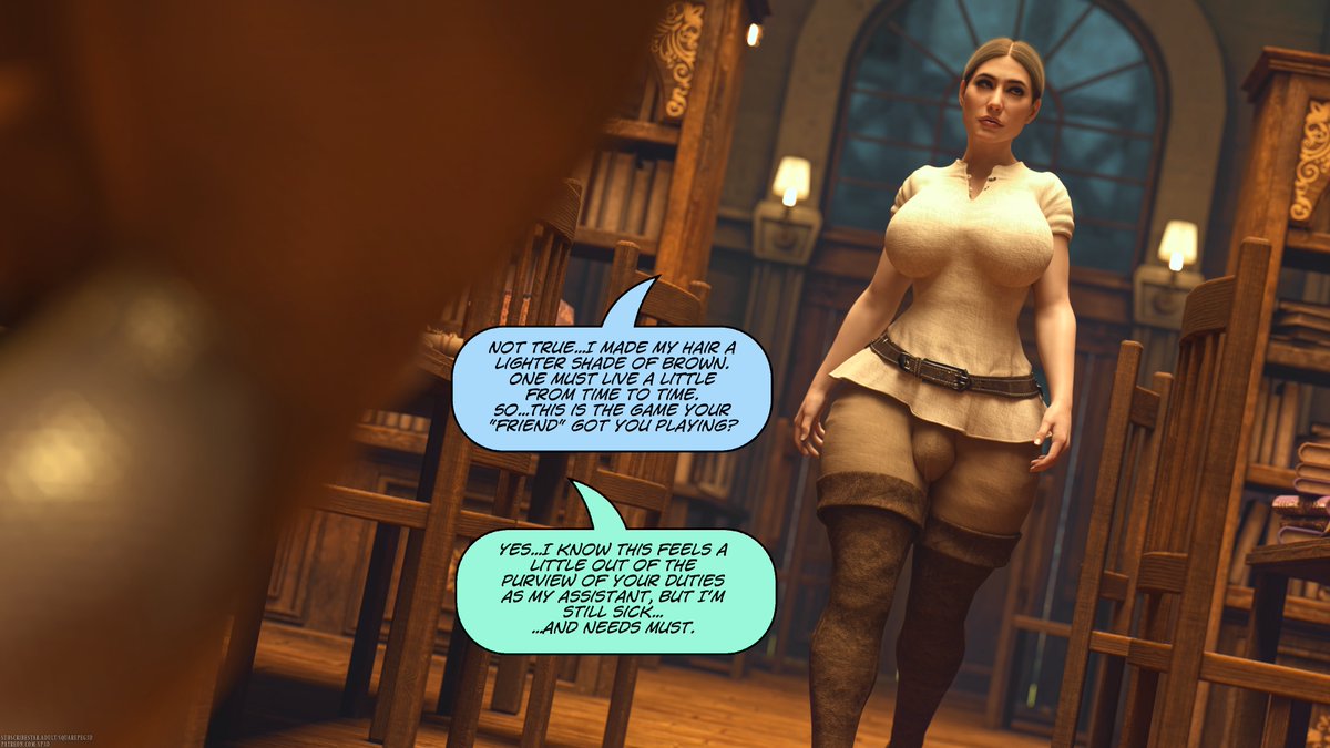 squarepeg3d's tweet photo. Mental health doesn't take a break when you're sick, and Laura uses her forced time off to explore the options of digital safe spaces with her assistant, Sarah.

Check out the 15-page intro to this comm'd comic and MORE at my Star or Orange P!

https://t.co/dDIGnNkRPE https://t.co/Hqoio6a0gF