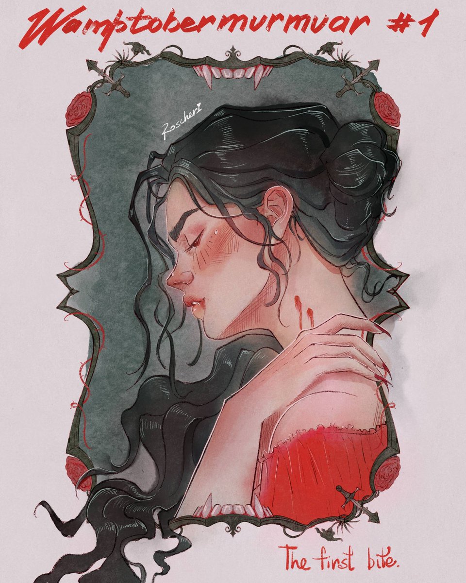roscheriart's tweet photo. Day 1: First Bite

#vamptober from Murmuar Club for illustrators and @naberiaa_ https://t.co/UObhkeEfHm