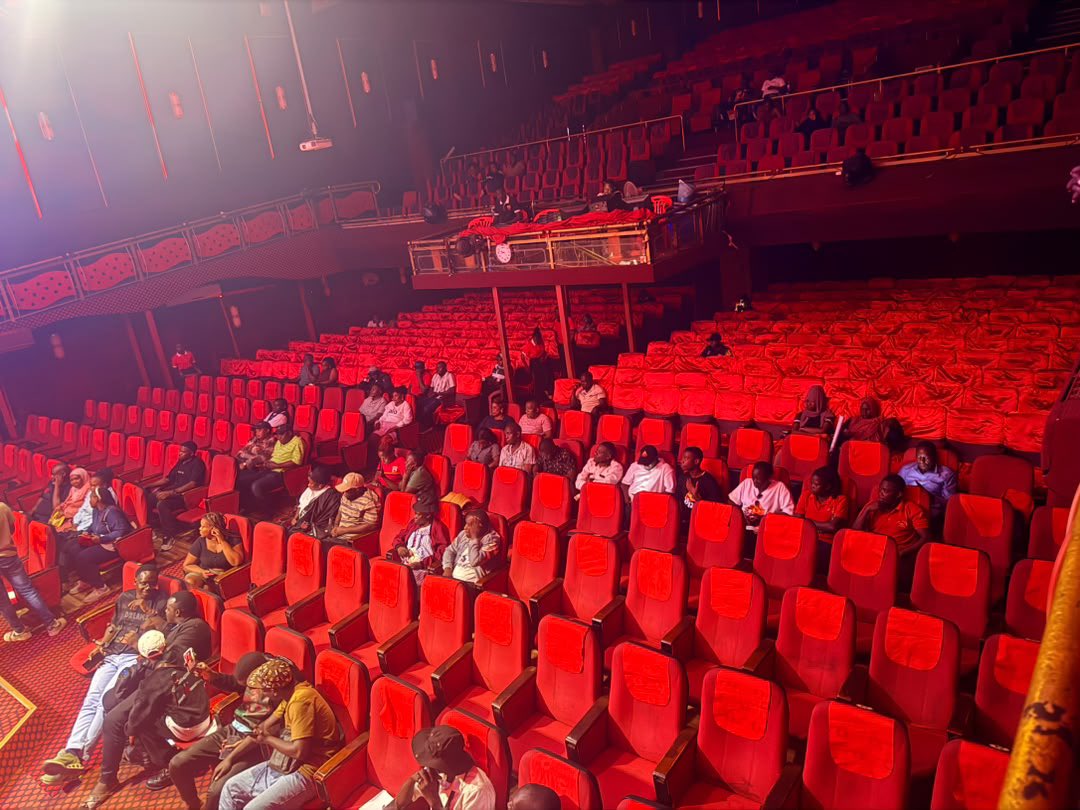 GalaxyFMUg's tweet photo. Legendary Comedian MC Kapale’s show is happening now at Theatre Labonita 🤯 https://t.co/fHldvNSIsM