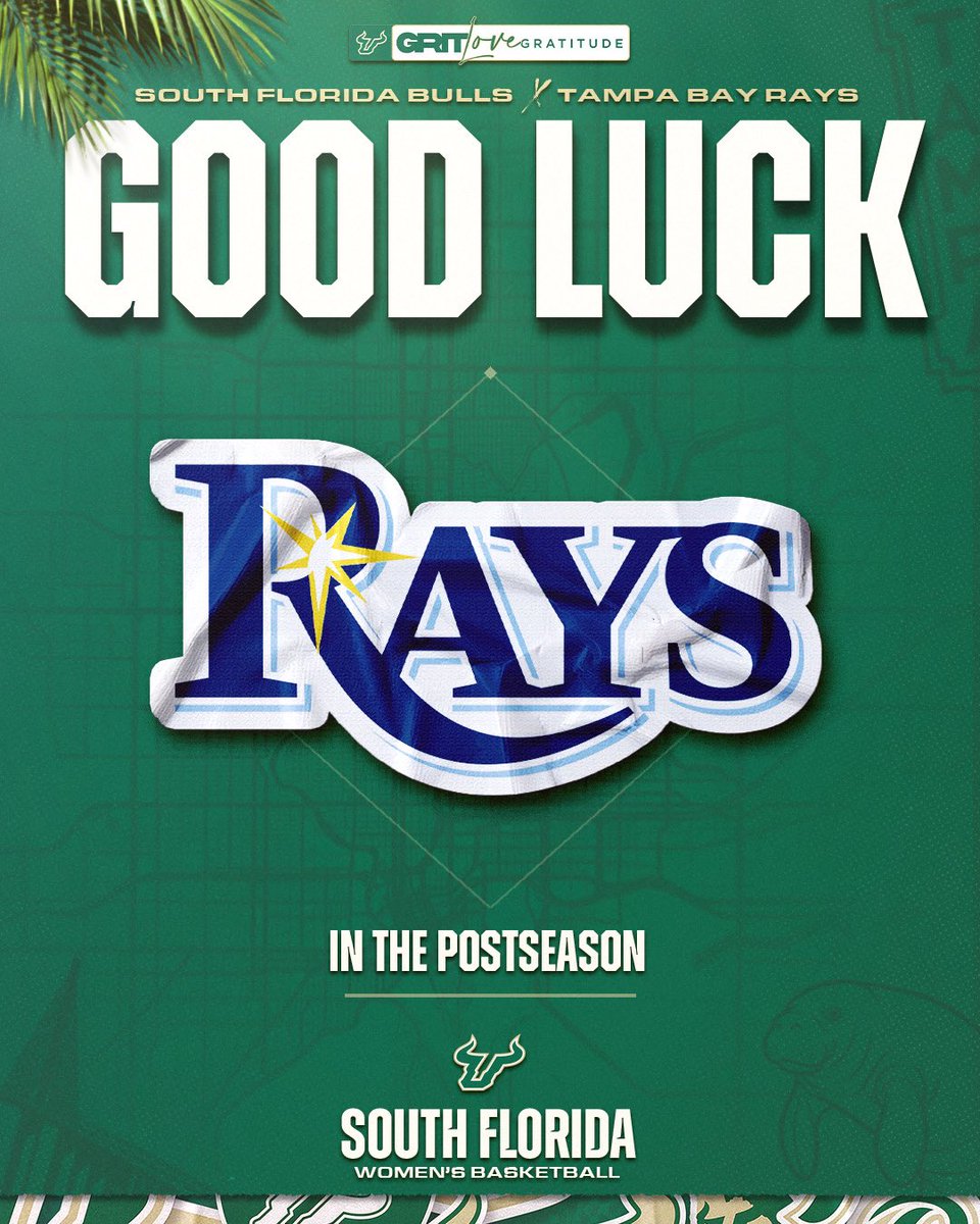 USFWBB's tweet photo. Go bring another 🏆 to Champa Bay @RaysBaseball https://t.co/04p7UanPUq