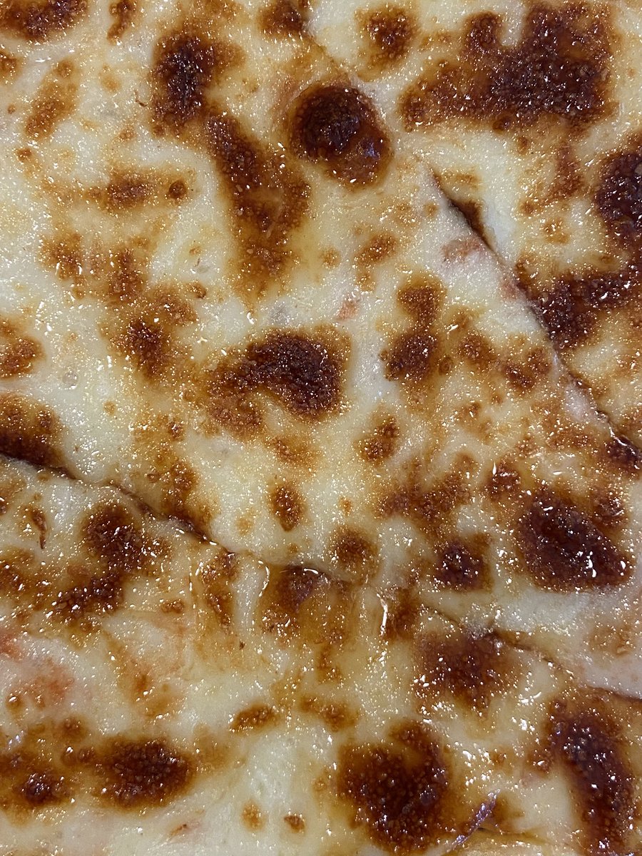 bintcrubbs's tweet photo. Pizza is the best (to me) when you’ve let it sit out on the counter for like 15 minutes and it’s still warm but not scalding and the cheese congeals a bit and you can take massive cartoon sized chomps and it’s just all squishy and warm and delicious I love pizza https://t.co/fYmNcu6apG