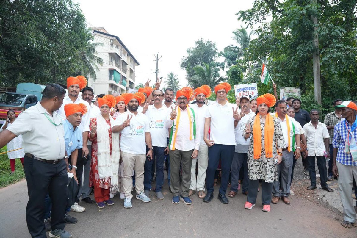 Manikrao_INC's tweet photo. Day 12 I गोंय राखण यात्रा I Gõy Rakhonn Yatra
#goacongress #gõyvikpakdivchena #gõyrakhonnyatra #goa #goawillrise https://t.co/zBPN55tBNn