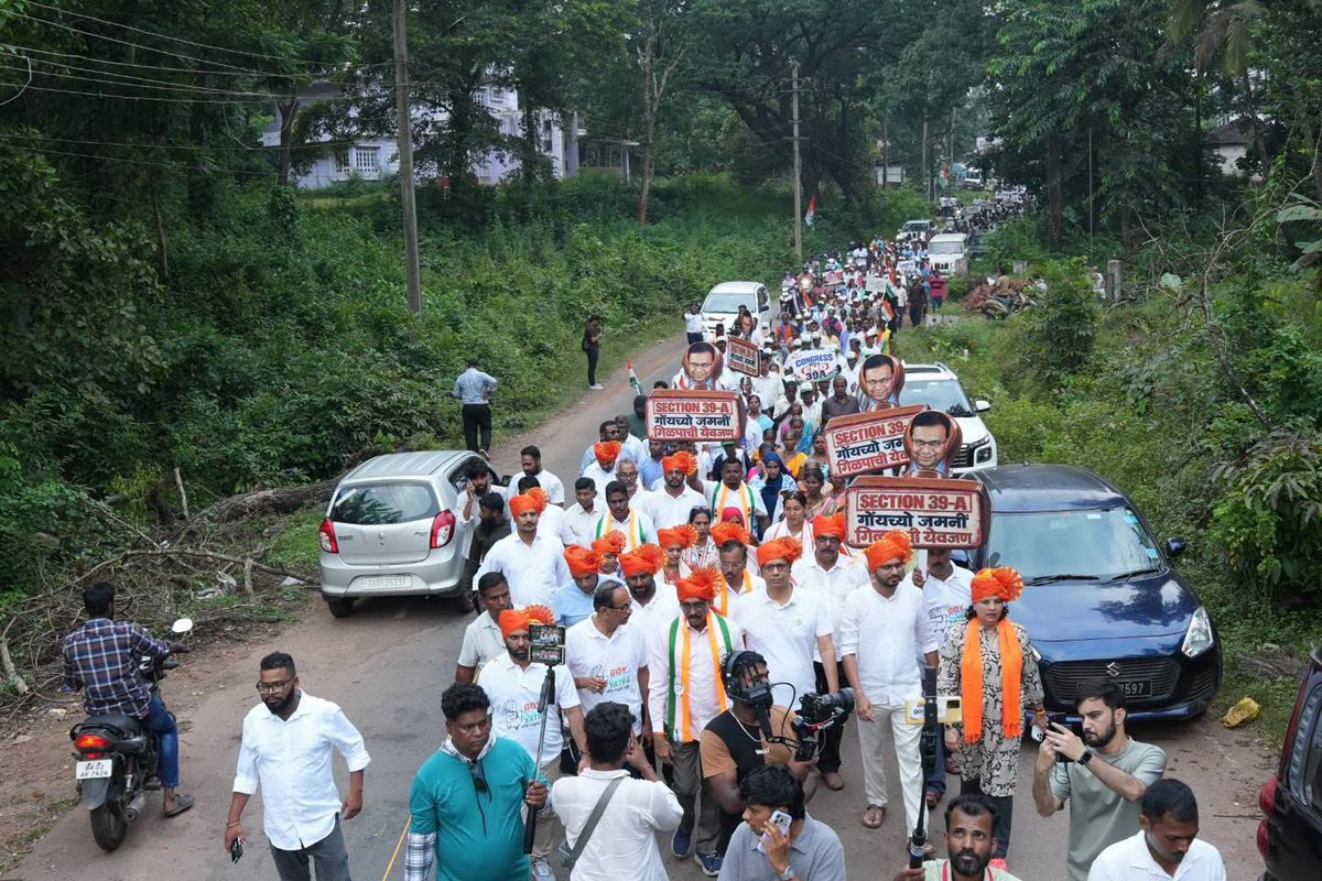 Manikrao_INC's tweet photo. Day 12 I गोंय राखण यात्रा I Gõy Rakhonn Yatra
#goacongress #gõyvikpakdivchena #gõyrakhonnyatra #goa #goawillrise https://t.co/zBPN55tBNn
