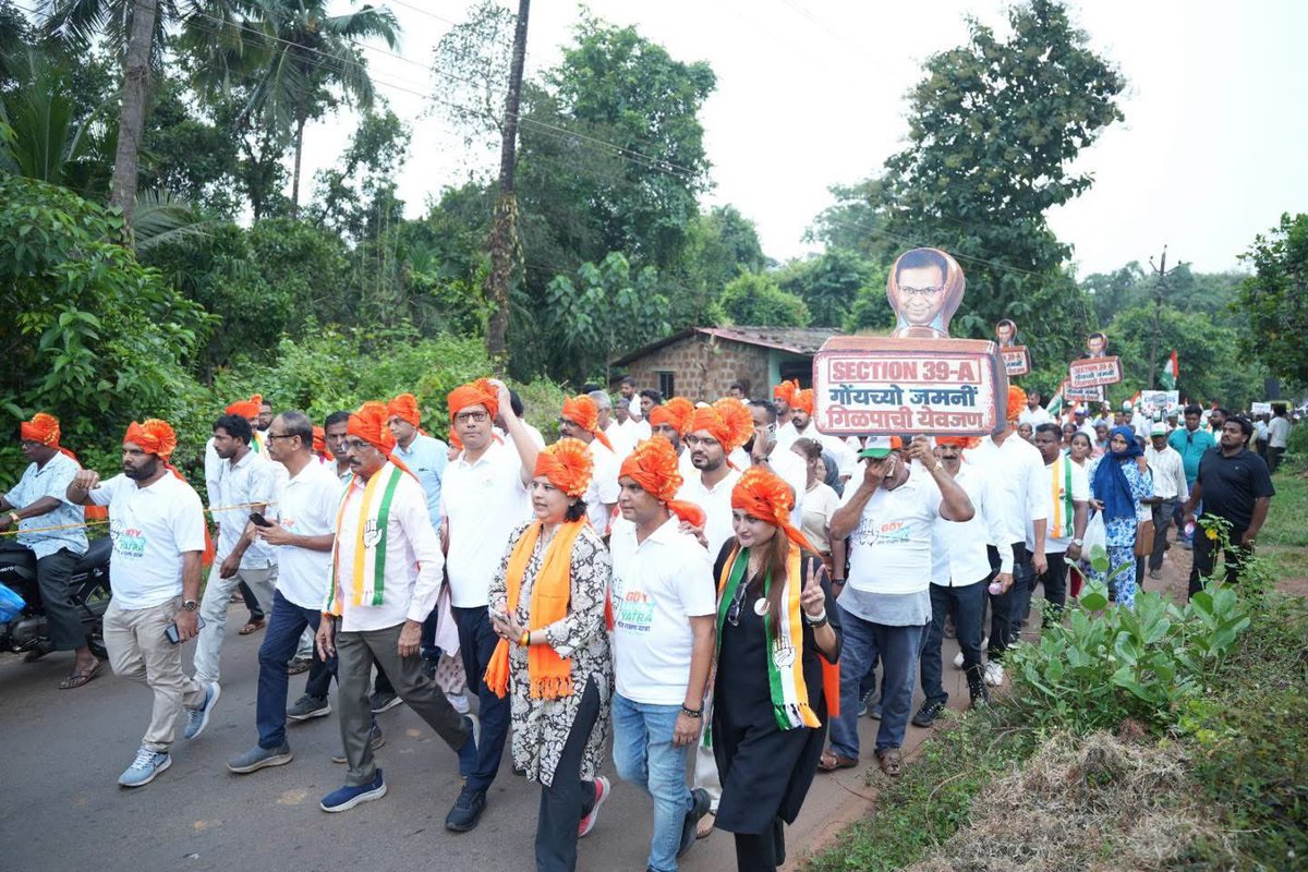 Manikrao_INC's tweet photo. Day 12 I गोंय राखण यात्रा I Gõy Rakhonn Yatra
#goacongress #gõyvikpakdivchena #gõyrakhonnyatra #goa #goawillrise https://t.co/zBPN55tBNn
