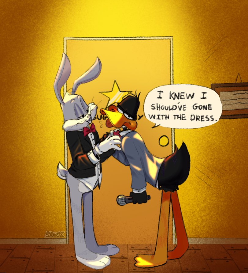 shruvski's tweet photo. Co-stars can never be normal bruh.
#baffy #looneytunes https://t.co/ci62aLWGkc
