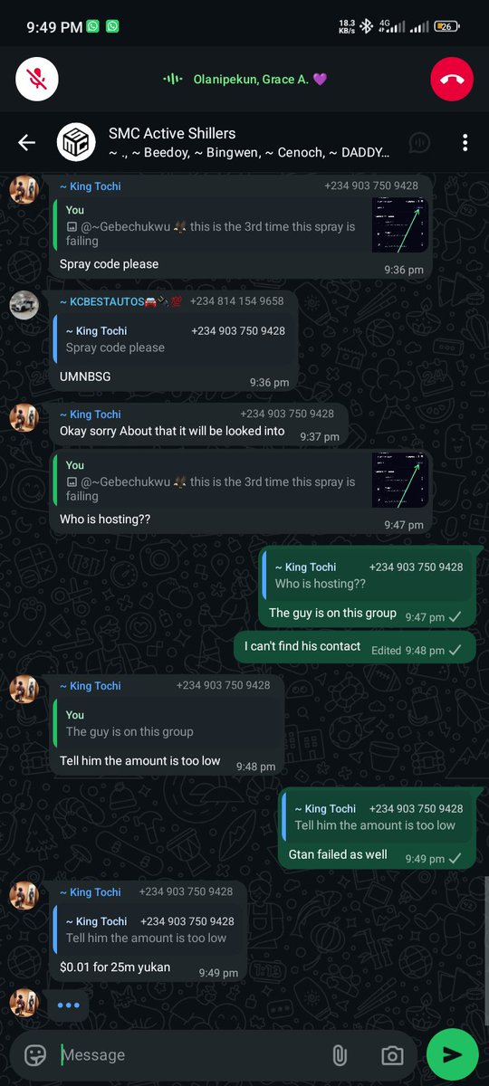 Denzybillions's tweet photo. @AlfredEPH413 Your attention is needed on shillers group regarding this matter https://t.co/Tc2LSF70KX