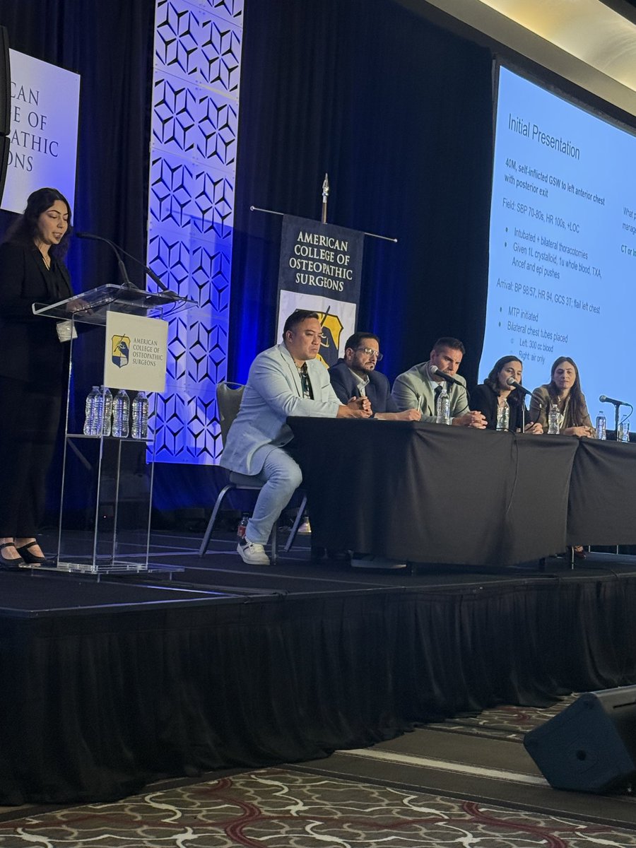 DesertTraumaMom's tweet photo. #ACOSACA2026 Fun presenting with my residents! https://t.co/G5G0ZmbOHI