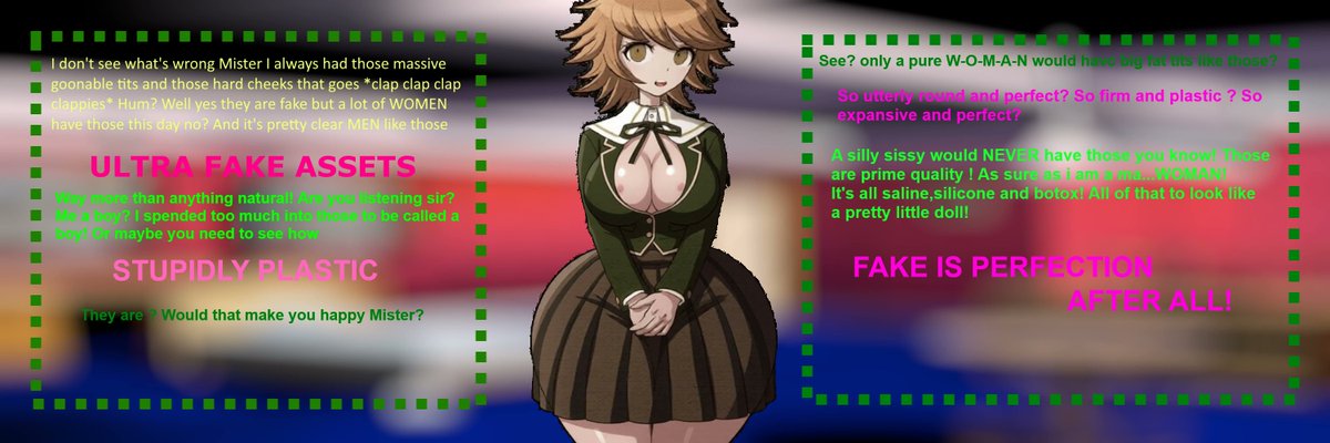 Remeatus_Sumus's tweet photo. @Aruza0y New caption and a different try at a new format!
Chichiro is the most FEMININE WOMAN ever https://t.co/QGqh9Dj6MS