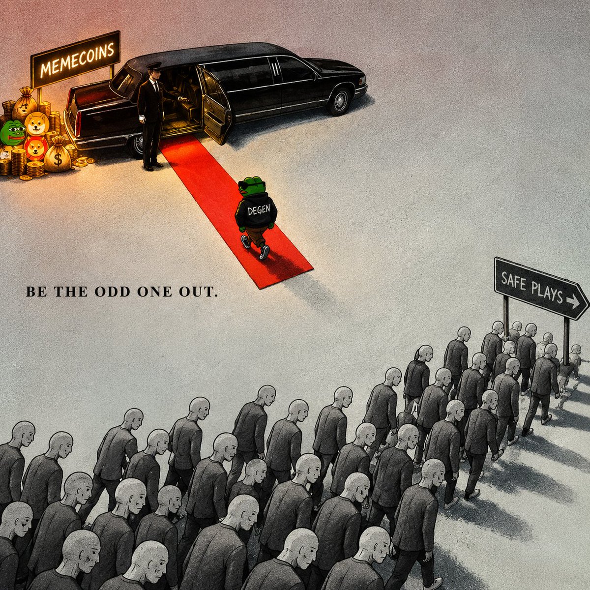 Noctivagus96's tweet photo. Choose your own path.
Make it work. 
Be the odd one out. https://t.co/xwneCY23ea
