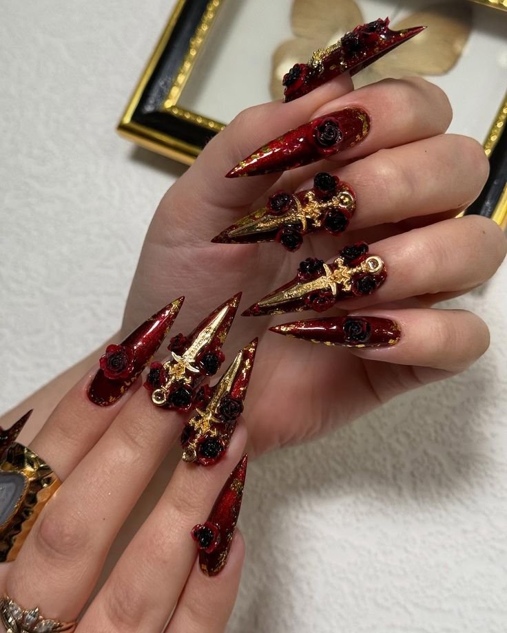 URPRINCESSLAYLA's tweet photo. My nail sub picked out some nail inspo for me what do u think did he do a good job?? https://t.co/qzJPGZbfsq