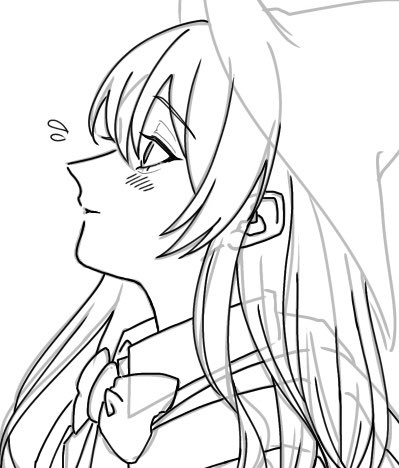 Neg1__Dm's tweet photo. @moninosuke 
プラムちゃんの横顔きゃわたんに描けたからみてみてする😚😚(途中でごめんなさい) https://t.co/k2meO6FIlU