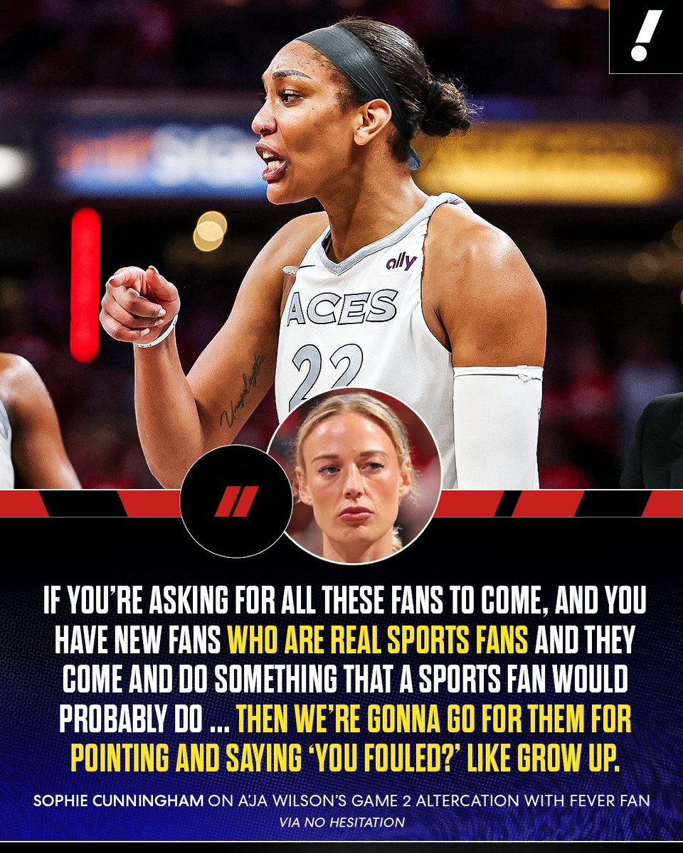 YahooSports's tweet photo. Sophie Cunningham says the WNBA has to be ready for everything that comes with inviting in new veteran sports fans 💁‍♀️ https://t.co/w1IIupMOUO