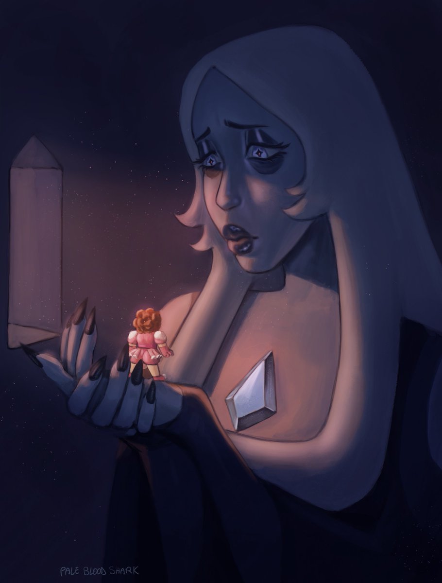 PaleBlood_Shark's tweet photo. Blue diamond and Steven 💙🌜
#stevenuniverse #stevenuniversebluediamond #digitalart #fanart https://t.co/BY8Zcl2JwH