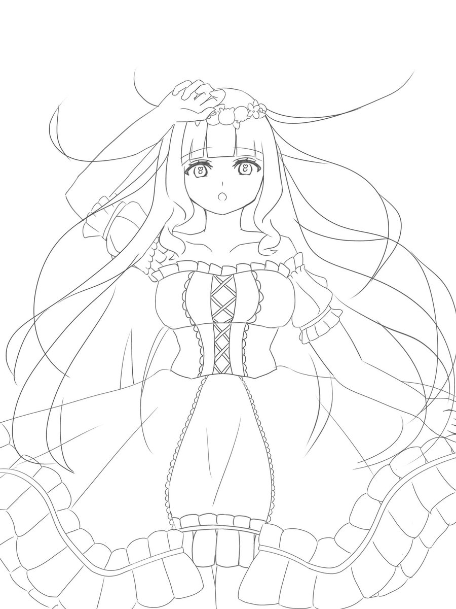 lxin0_'s tweet photo. 線画描き終わったーー！！ https://t.co/7AYLYmixsJ