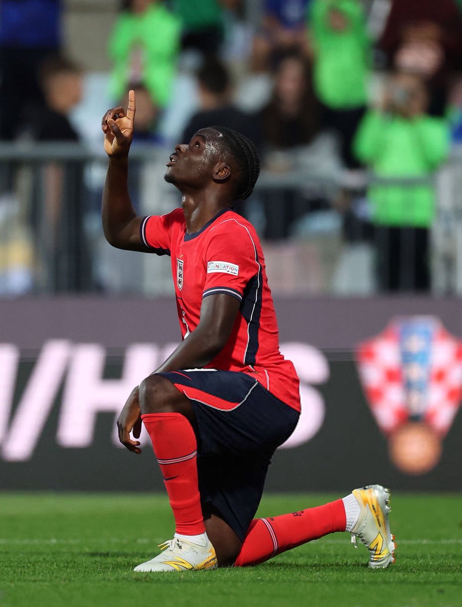 PatrickTimmons1's tweet photo. 44 starts for England 

31 G/A 

13 MOTM awards

Bukayo Saka 🫡 https://t.co/Iy2aQgpvu3