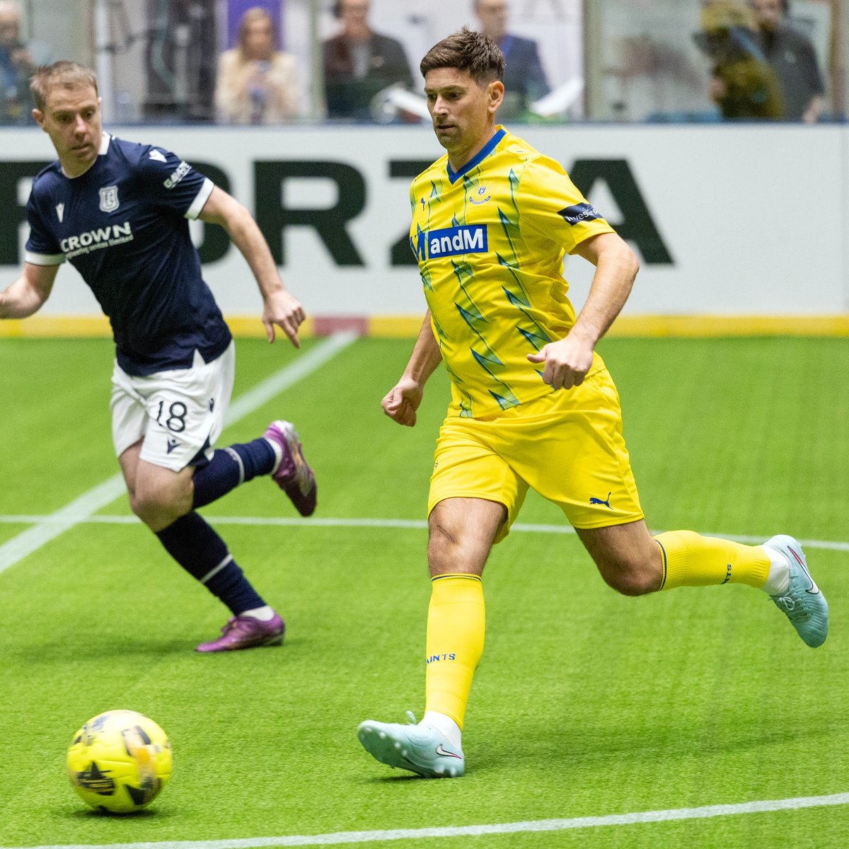 StJohnstone's tweet photo. See you for day two of the Tennent's Sixes tomorrow, Saintees 💛💙

#SJFC https://t.co/msfdO1Ax9R