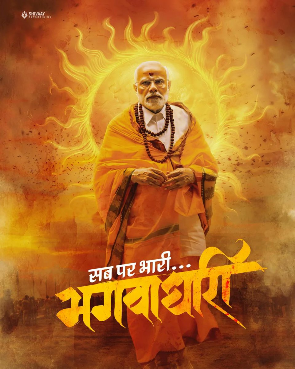 vinod_path46450's tweet photo. @narendramodi सब पर भारी …भगवाधारी 🚩 https://t.co/awqsrxcEP0