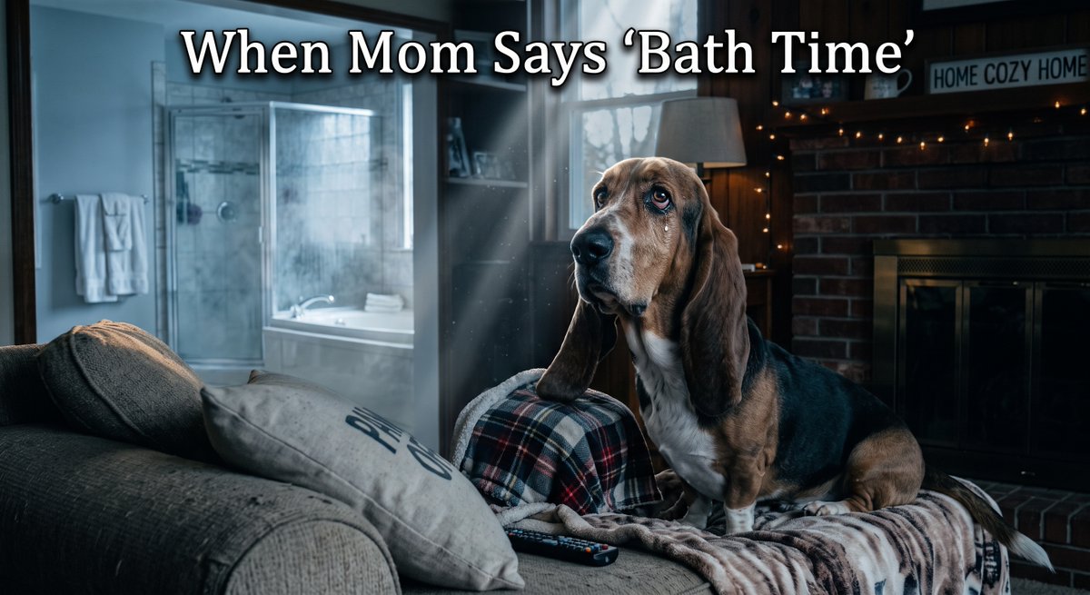 CarlosMerritte's tweet photo. The face you make when you realize your peaceful day is about to be ruined by... a bath. #BassetHound #FunnyPetMemes #BathTime #DogComedy #PetHumor #DogParents #FunnyAnimals #BassetMoments #DogLaughs #ViralPetContent https://t.co/z8YxX0wVAC