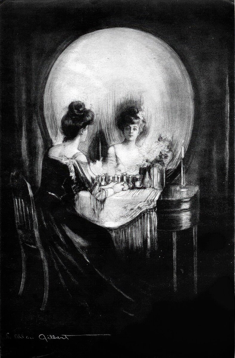 _ArtMuseum's tweet photo. All is Vanity, by Charles Allan Gilbert (1873–1929) https://t.co/cjqFauTOgH