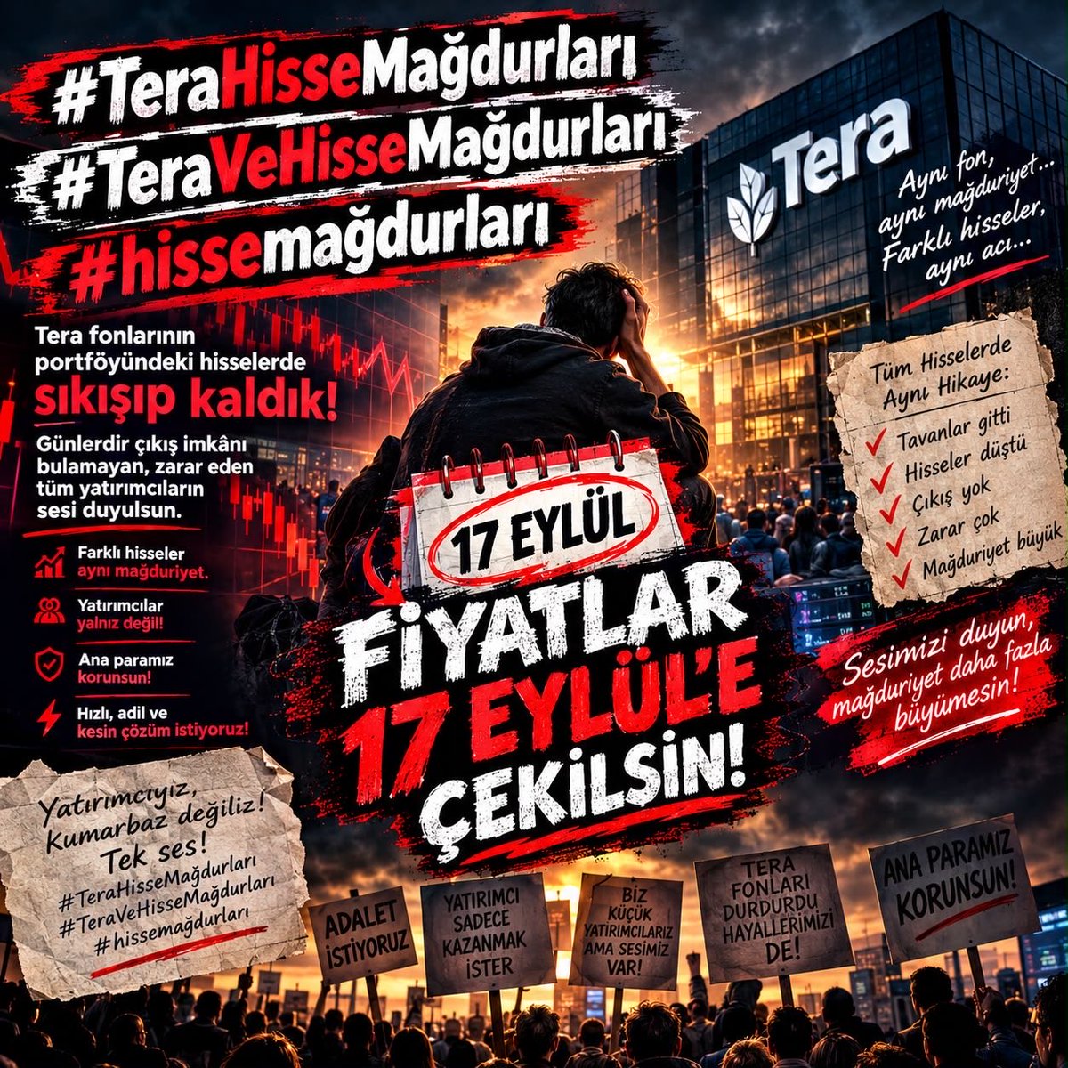 MehmetLmazgil's tweet photo. #TeraVeHisseMağdurları adalet herkese lazım. Zarar büyüyor, sessizlik büyütmesin. #TEKNOFESTŞanlıurfa #CevdetYılmazHisse #pekgy #RecepTayyipErdoğan #AnaParamızıGeriVerin #ahaber #Borsaİstanbul https://t.co/XQahONWHDS