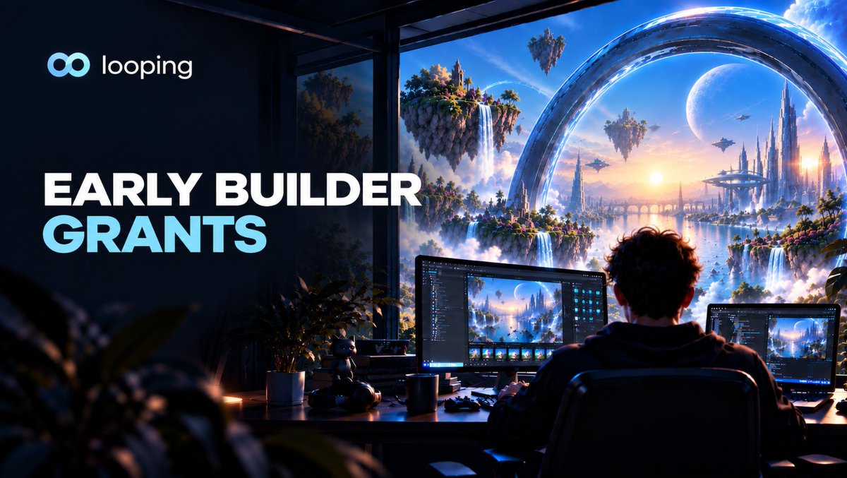 loopingdotgg's tweet photo. Introducing Looping Early Builder Grants.
Build a game.
Launch it on Looping.
We’ll help fund it.
Launch what’s next. https://t.co/z65F6dEoYN