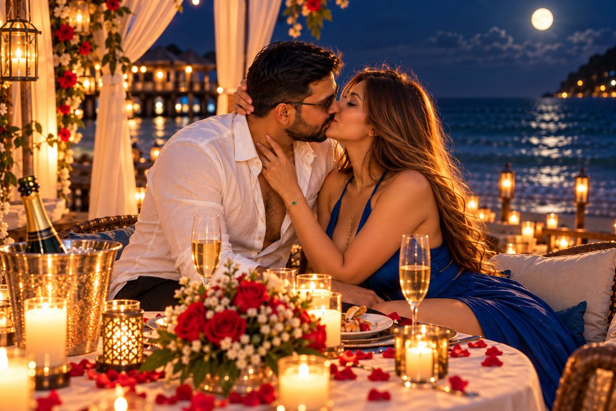 ebrahimpipermi1's tweet photo. Some romantic moments with my love enjoying dinner date 🌹🌹❤️
#saturday
#weekendwibes
#beachview
#outfitoftheday
#beautifulgirl
#dinnerdate
#moonlight
#candlelight
#kisses
#moments
#couplegoals
#honeymoon
#loveyousweetheart https://t.co/tAiaXlqD5F