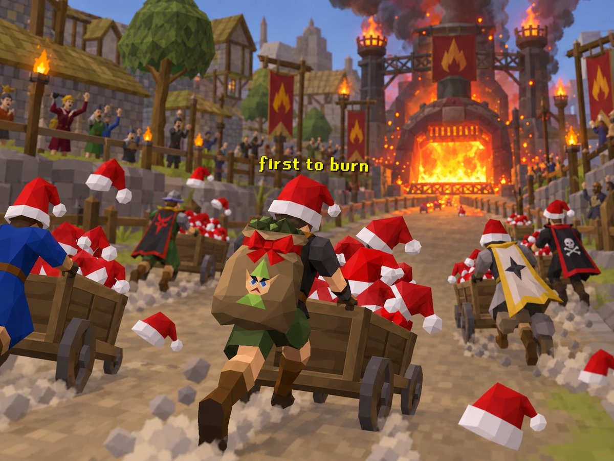 CoalBurnSanta's tweet photo. First to the furnace wins 🔥

$COAL crew loading up $SANTA like it’s a race.

80% of trading fees keep the burn going.

No brakes. Just hats disappearing. 🎅🪨🔥 https://t.co/xRWzfQNkYP