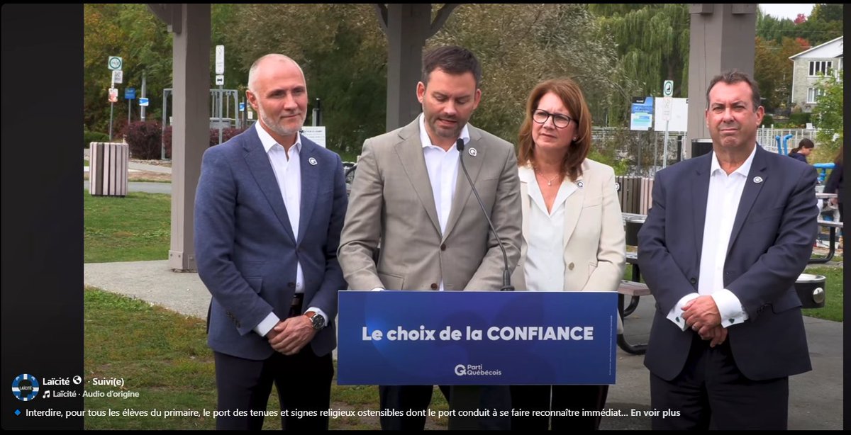 ChantalMaggy's tweet photo. Et «Il va faire ce qu'il dit», sic PSPP.
Plus de signe religieux ostentatoire pour les élèves du primaire.
https://t.co/9EqjszoCVT
#polqc #PQmajoritaire #Loi21 #Québec https://t.co/LoOTA5YBif