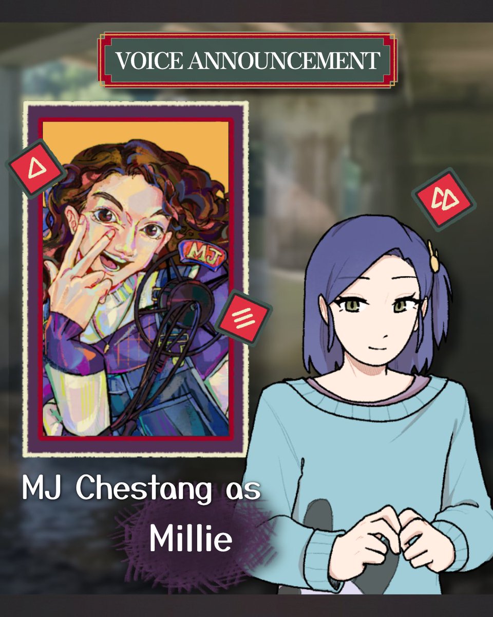 mjmagicish's tweet photo. Role Announcement! 🐰🐼

I voice Millie in Synaphony!  This game is so insanely big and cool and I have absolutely NO idea how the team managed to pull all this off in a month! Thank you @no_xiruo for having me back (and for letting me be a lil gremlin! :3)

#SpooktoberVNJam https://t.co/vrMNho4U1T