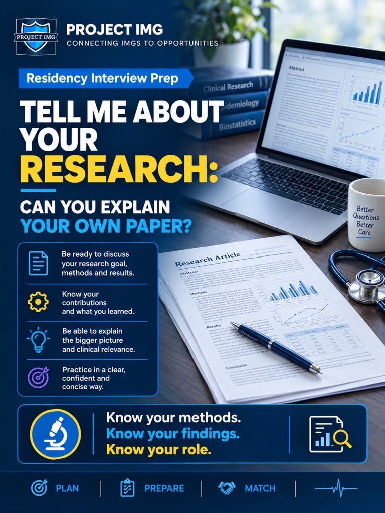 ProjectImg's tweet photo. 📄 Preparing for interviews? Revisit every research project on your CV. Practice explaining the question, your contribution, the findings, and the limitations in your own words. Save this checklist for your next mock interview. https://t.co/c7NfpGmA0c