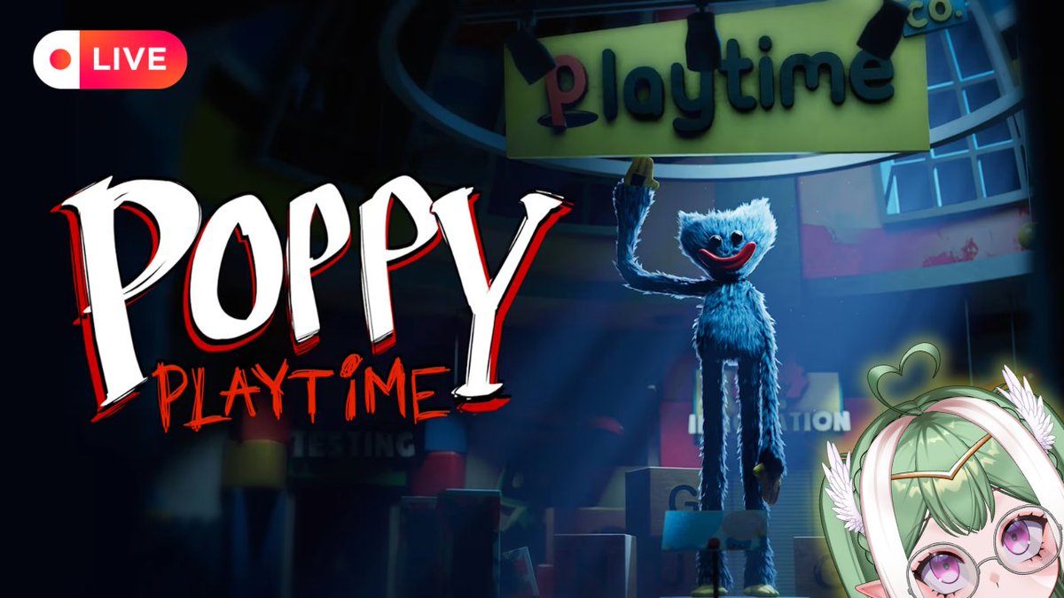 LynetteInk's tweet photo. ✩˚ spooooky season is HERE ˚✩
after 5 long years... i'm finally streaming Poppy Playtime Chapter 1!!! 👁️📼

the toys are waiting… will you join me? 💜

🔴 https://t.co/k3h1IbsPKj
♡ + ↻ means the world to meeee 🫧

#PoppyPlaytime #VTuber #SpookyStream #HorrorGaming #Halloween2026