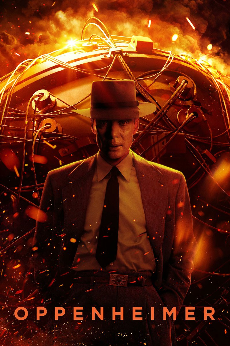 ScreenBarcode's tweet photo. Oppenheimer (2023) - Barcode &amp; Poster
Dir. Christopher Nolan

Cast: Cillian Murphy, Emily Blunt, Matt Damon, Robert Downey Jr., Florence Pugh, Josh Hartnett, Casey Affleck, Rami Malek, Kenneth Branagh, Benny Safdie. https://t.co/c4ik1eic0r
