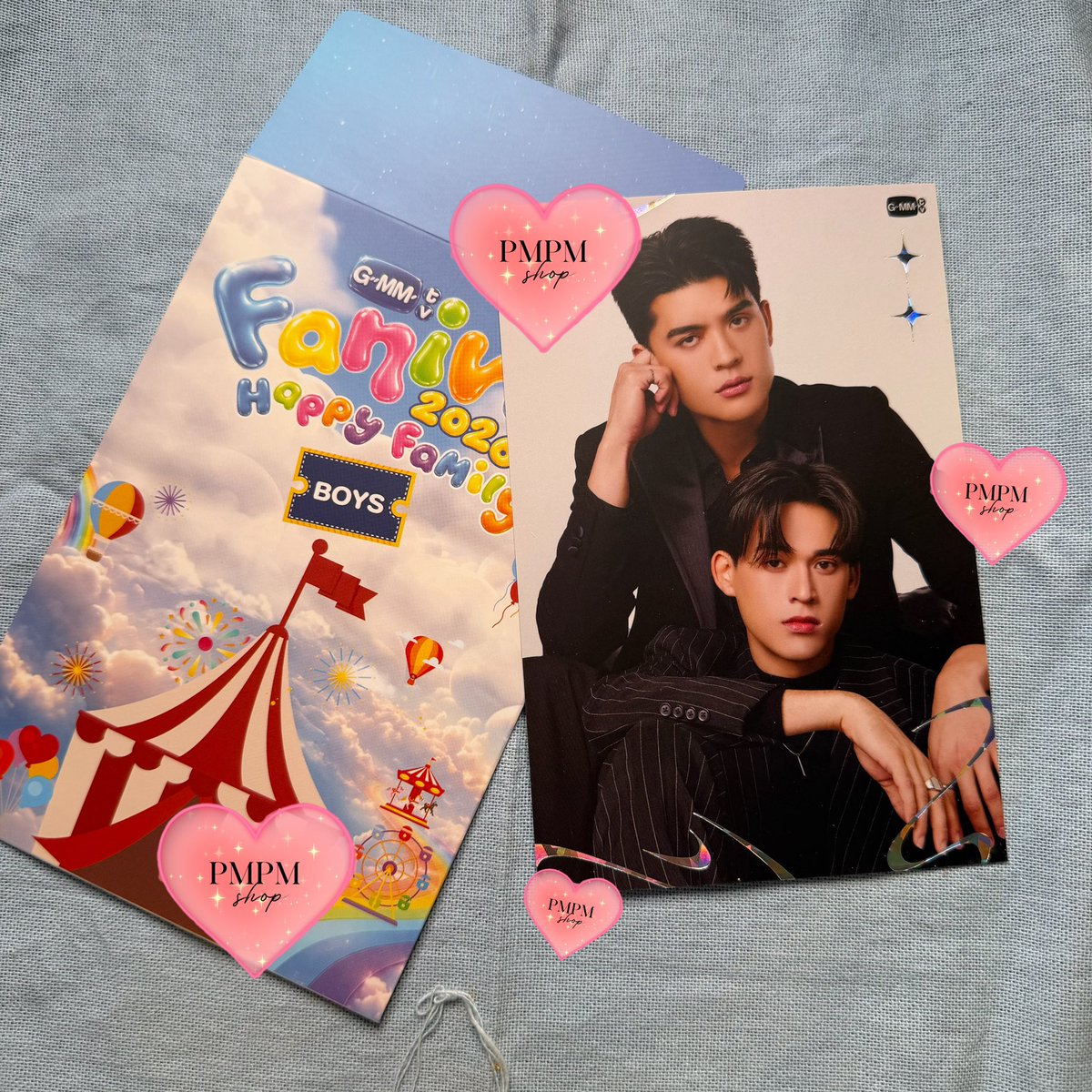 PmPmtingGmm's tweet photo. GMMTV  Fanival 2026 ‘Photo Cards’ 

ราคา 50 (ส่งฟรีไปรษณีย์ไทย) 

สนใจ DM 

#GMMTVFANIVAL2026HappyFamily 
#ตลาดนัดgmmtv https://t.co/yVUWGKwxsG